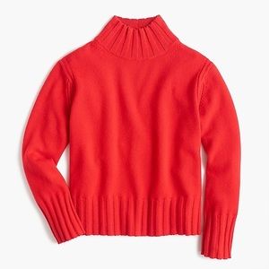 J. Crew Relaxed Mockneck Sweater in Cashmere